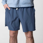 Men's Woven Shorts 7" (Slate Blue) - L