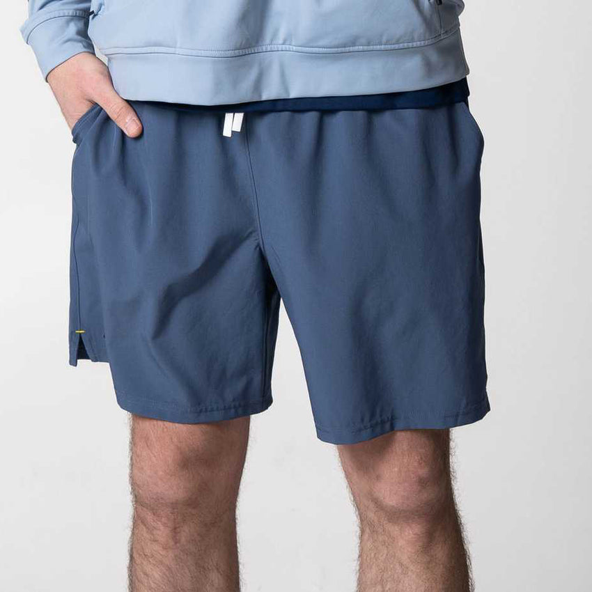 Men's Woven Shorts 7" (Slate Blue) - L