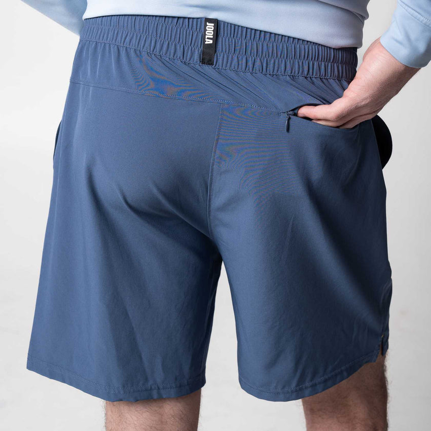 Men's Woven Shorts 7" (Slate Blue) - M
