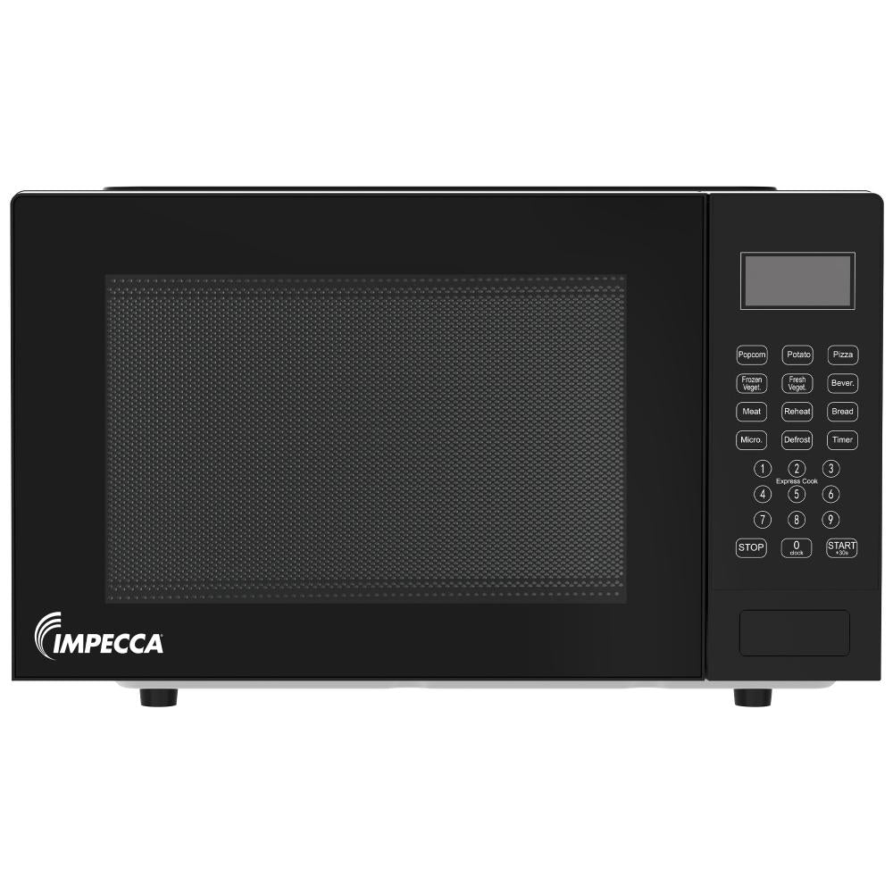 Impecca 0.9 Cu. Ft. Countertop Microwave Oven - Black
