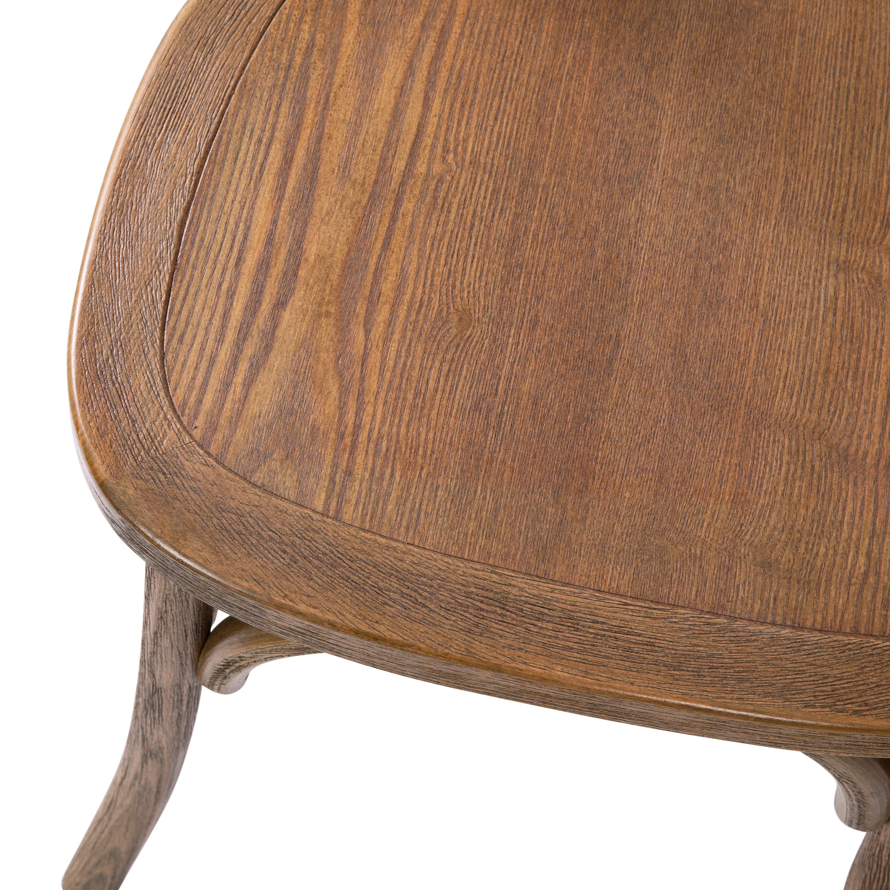 Advantage Hand Scraped Dark Natural X-Back Chair