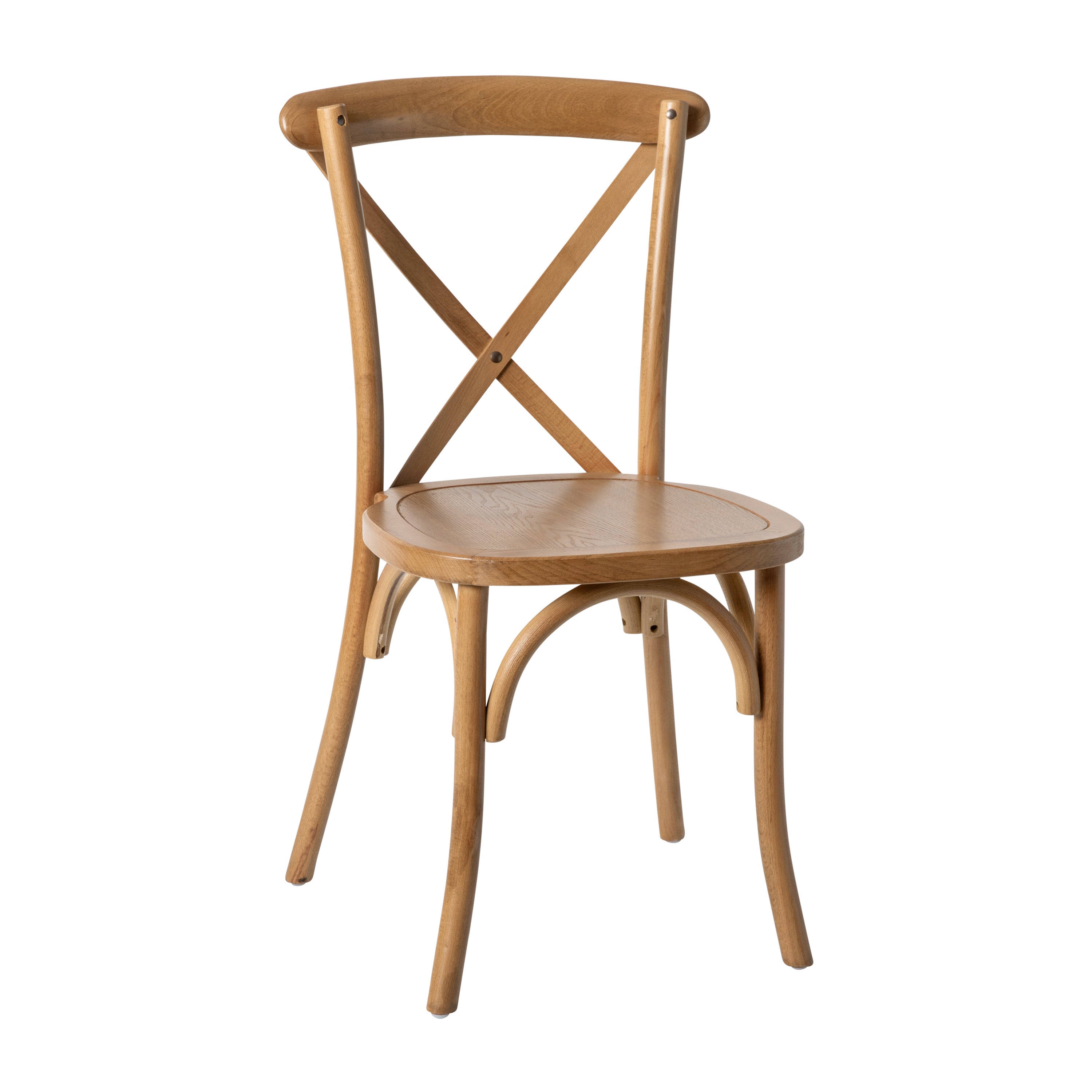 Advantage Light Brown X-Back Chair