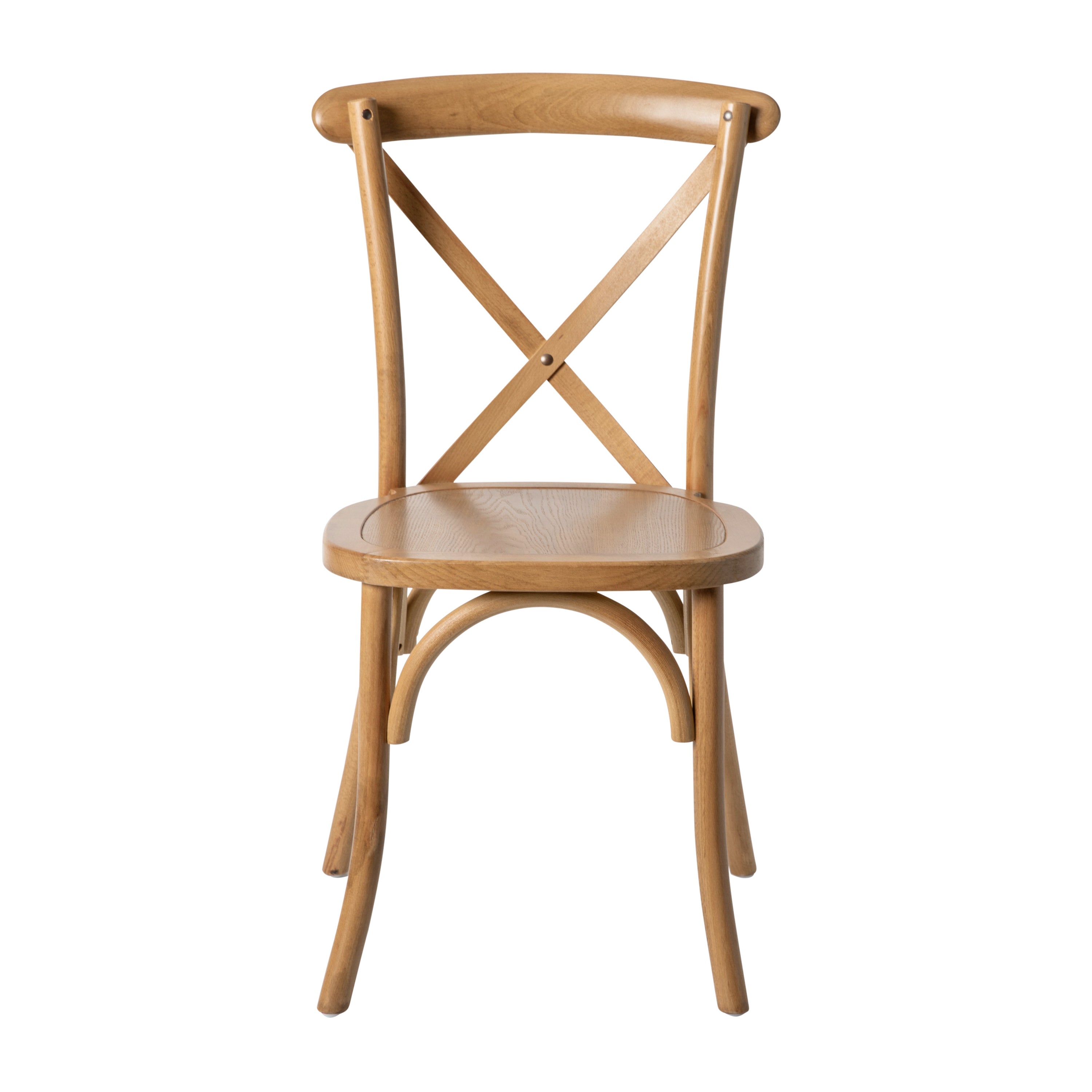 Advantage Light Brown X-Back Chair