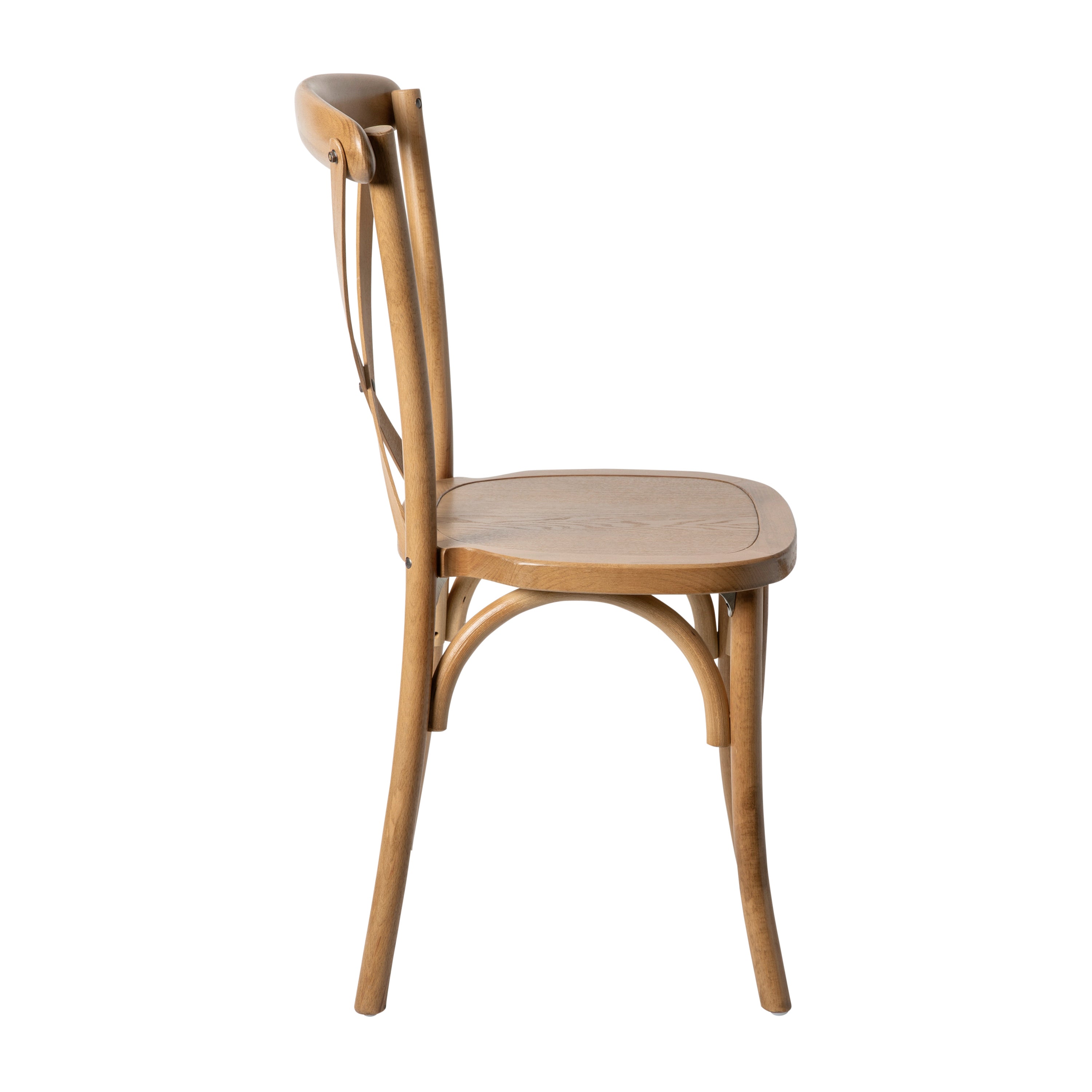 Advantage Light Brown X-Back Chair