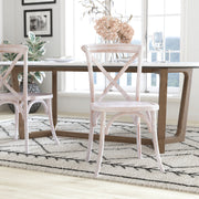 Advantage Lime Wash X-Back Chair