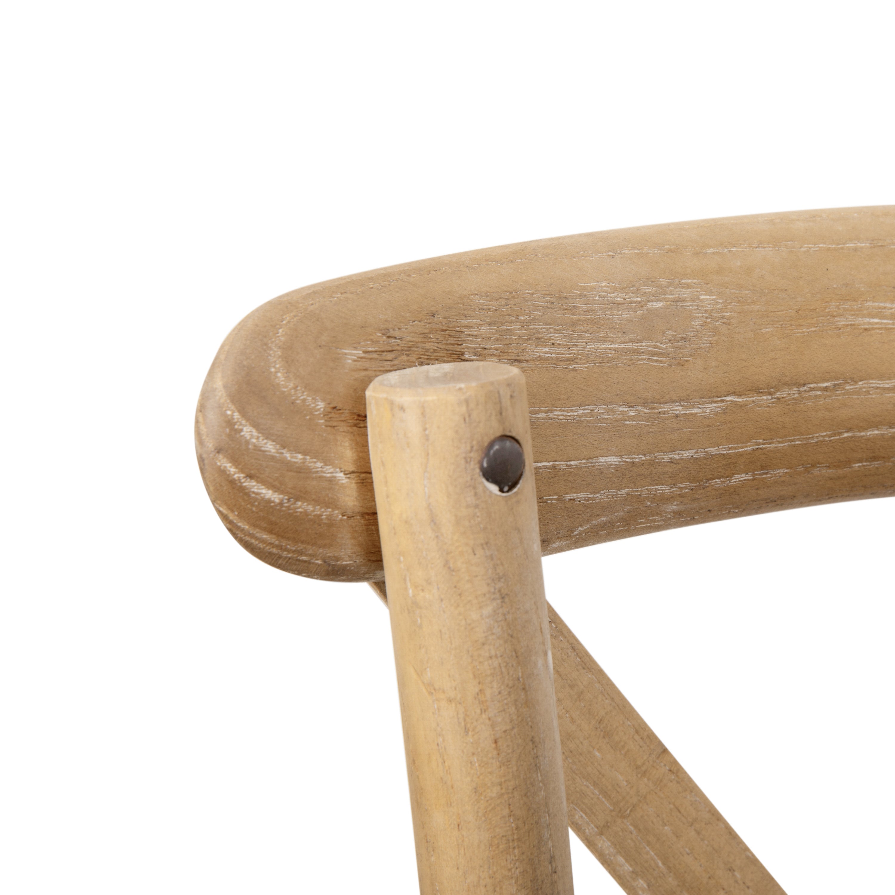 Advantage Natural With White Grain X-Back Chair