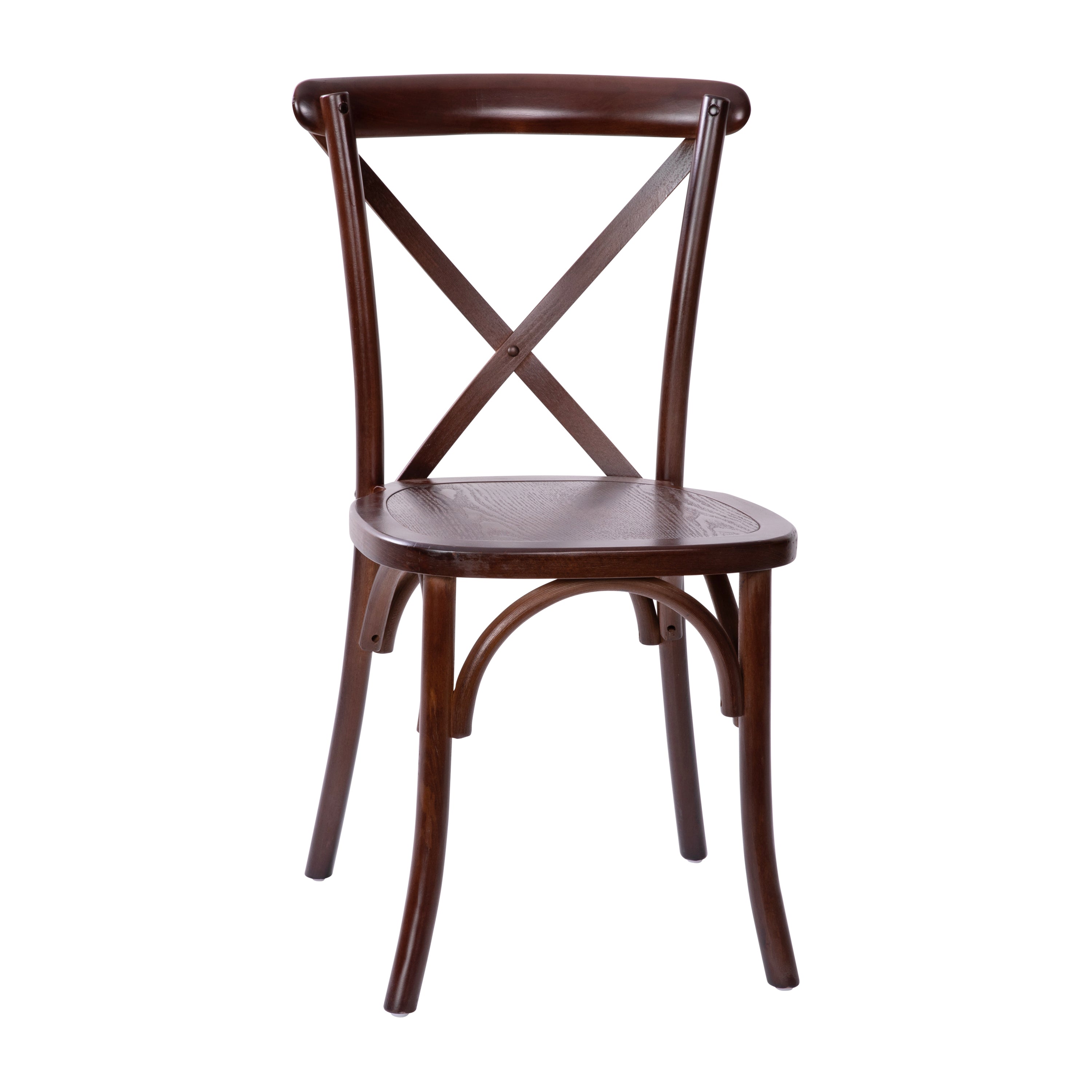 Advantage Walnut X-Back Chair
