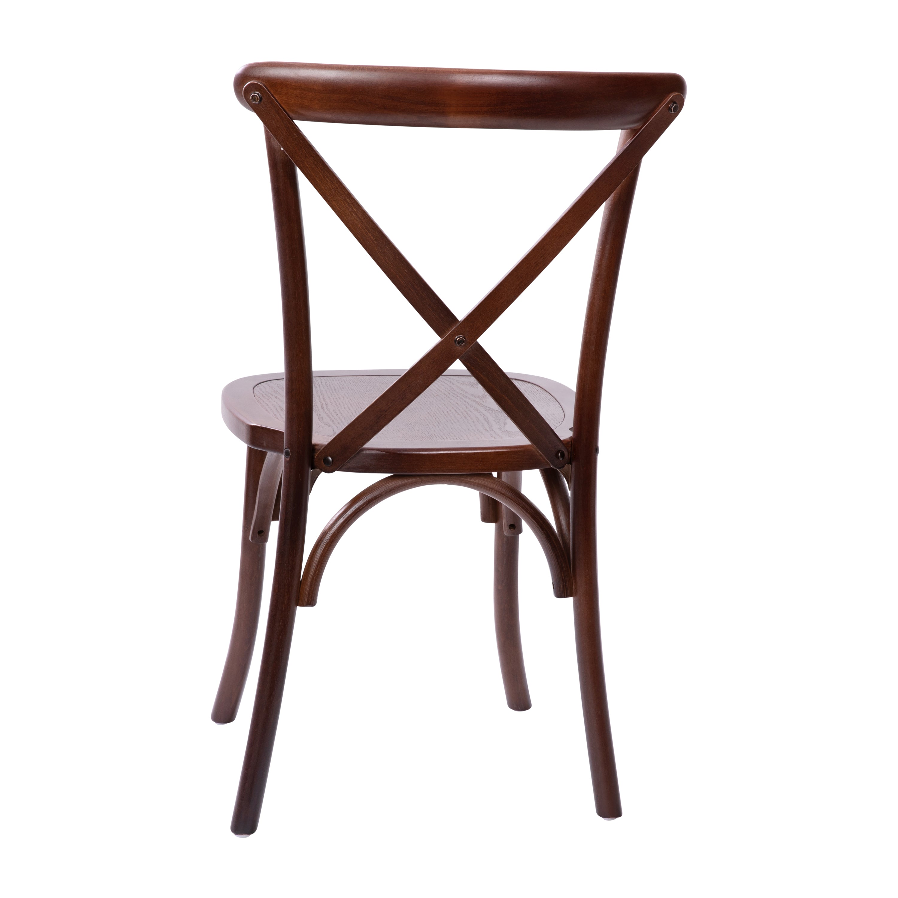 Advantage Walnut X-Back Chair
