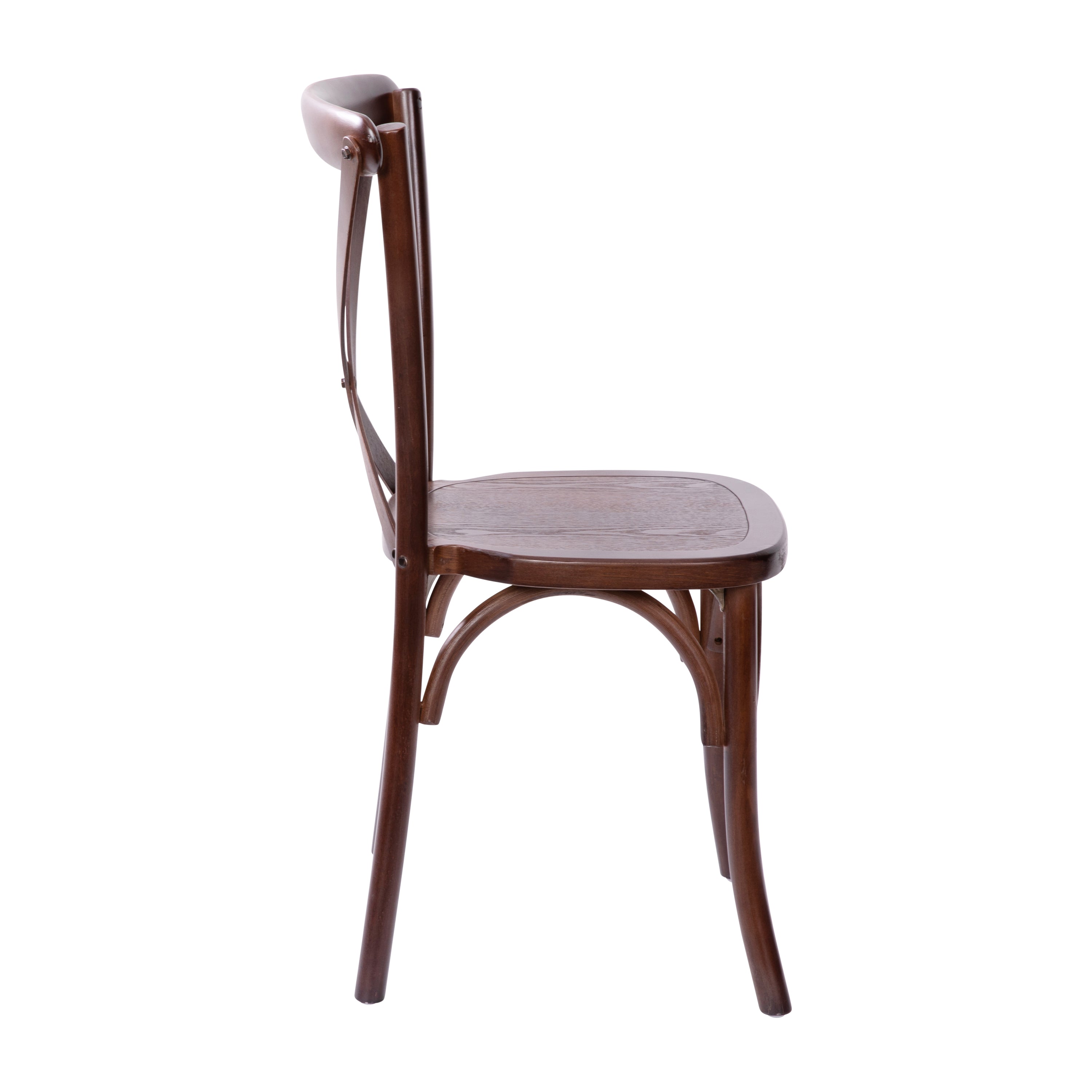 Advantage Walnut X-Back Chair