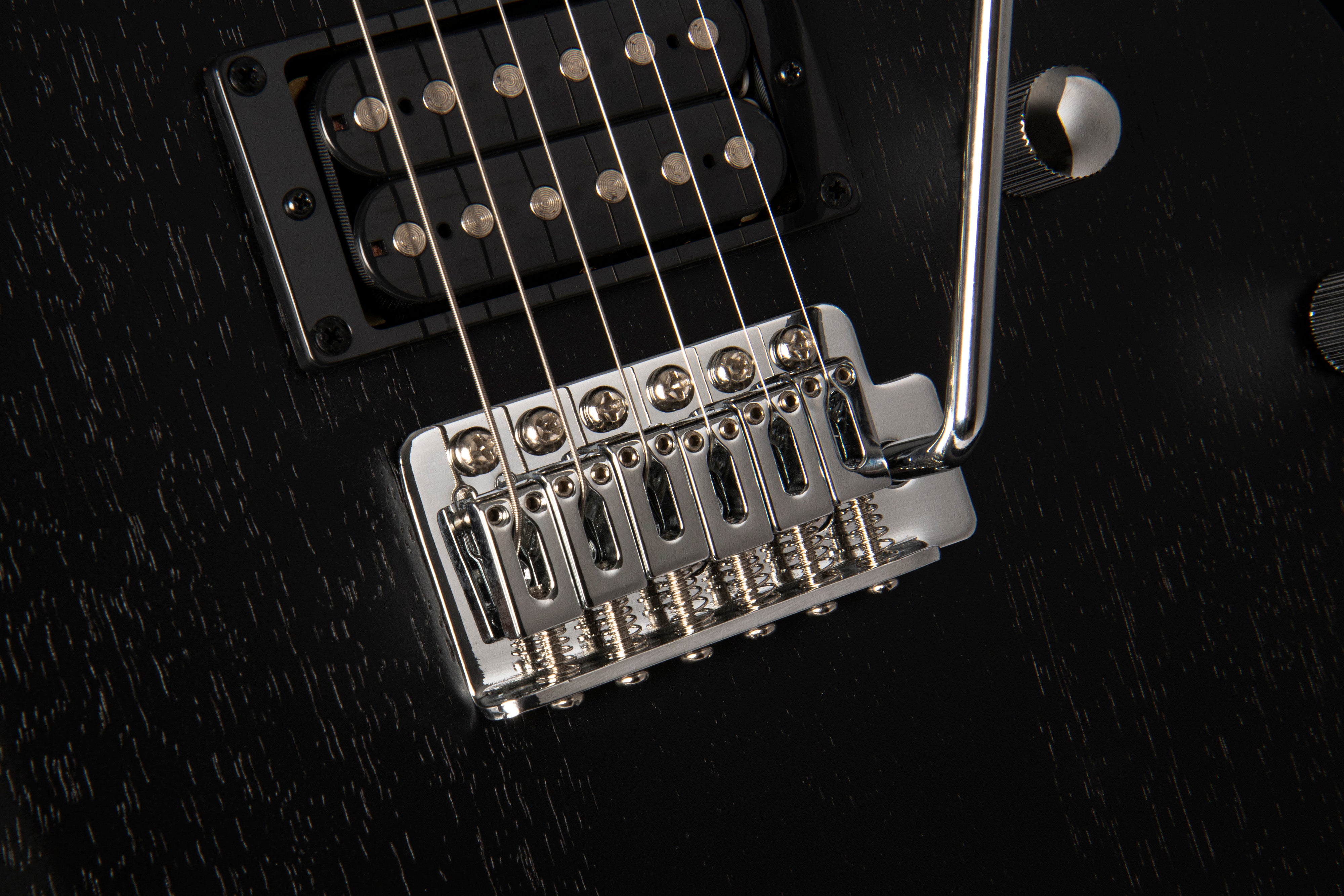 Cort X100OPBK X Series 100 Double Cutaway Electric Guitar. Open Pore Black