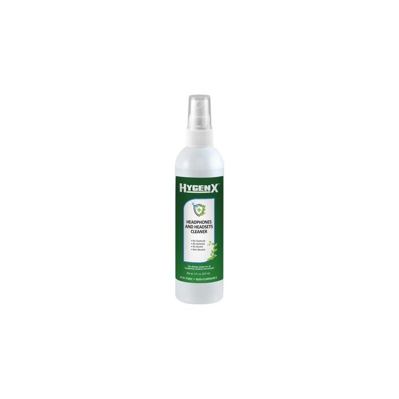 Hygenx Headphones and Headset Cleaner - Spray Bottle (8 Oz.)