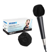 Hygenx Sanitary, Disposable Microphone Covers - Black, Box of 100