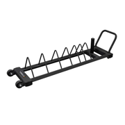 4 FT (1.2 M) BUMPER BOOKSHELF STORAGE CART (HIGH WEAR BLACK)