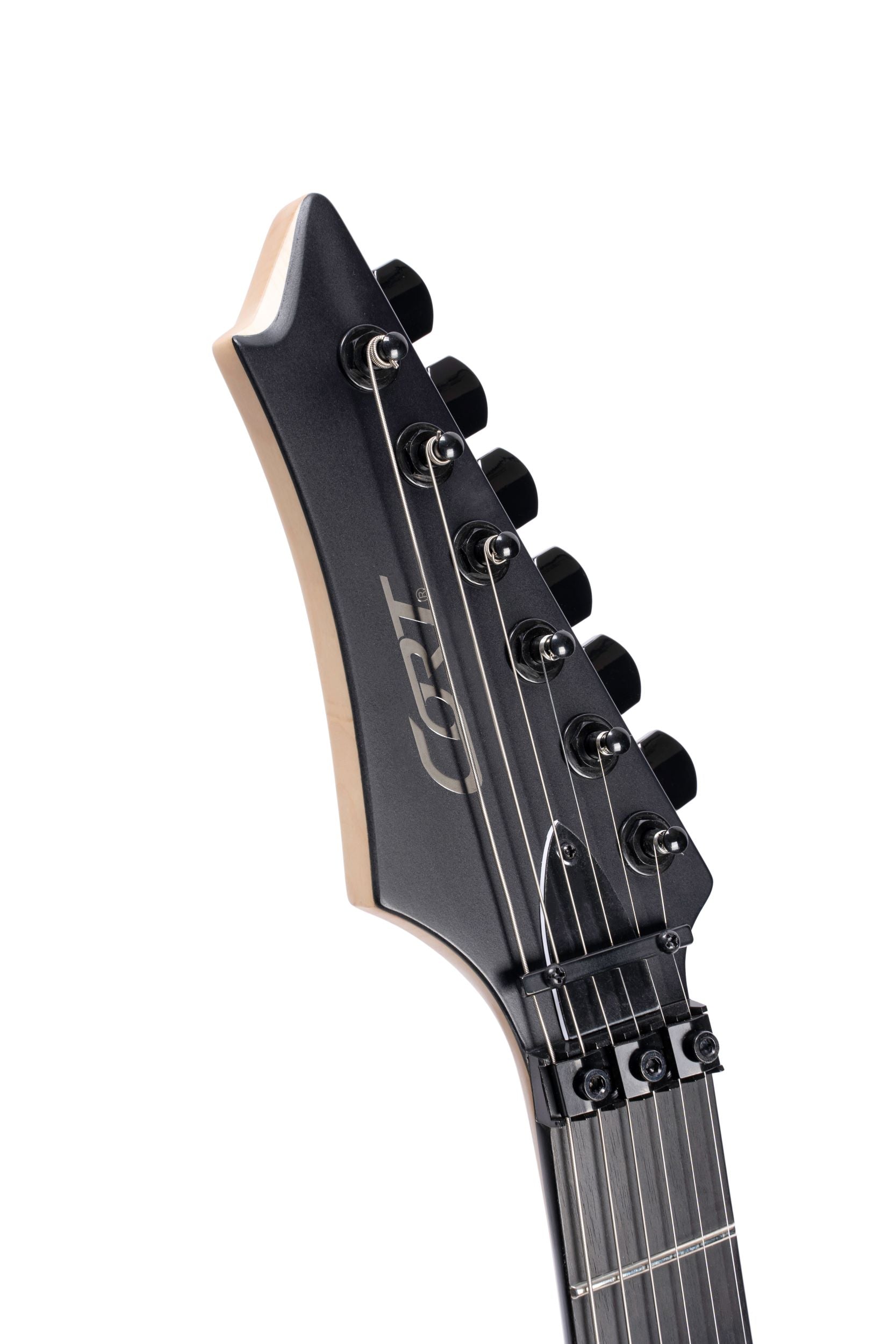 Cort X500MENACE Double Cutaway Electric Guitar. Black Satin