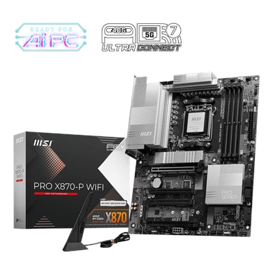 MSI X870-P WIFI Gaming Desktop Motherboard - AMD X870 Chipset - Socket AM5 - ATX