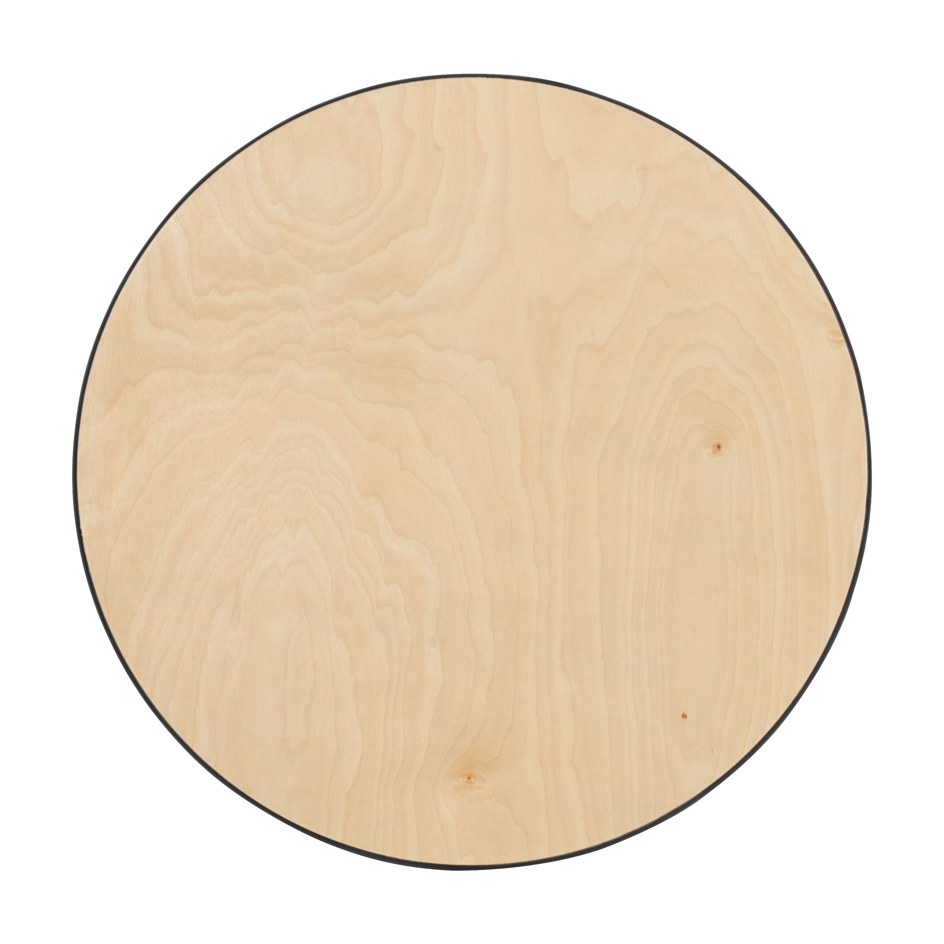 Lars 24'' Round Wood Cocktail Table with 30'' and 42'' Columns