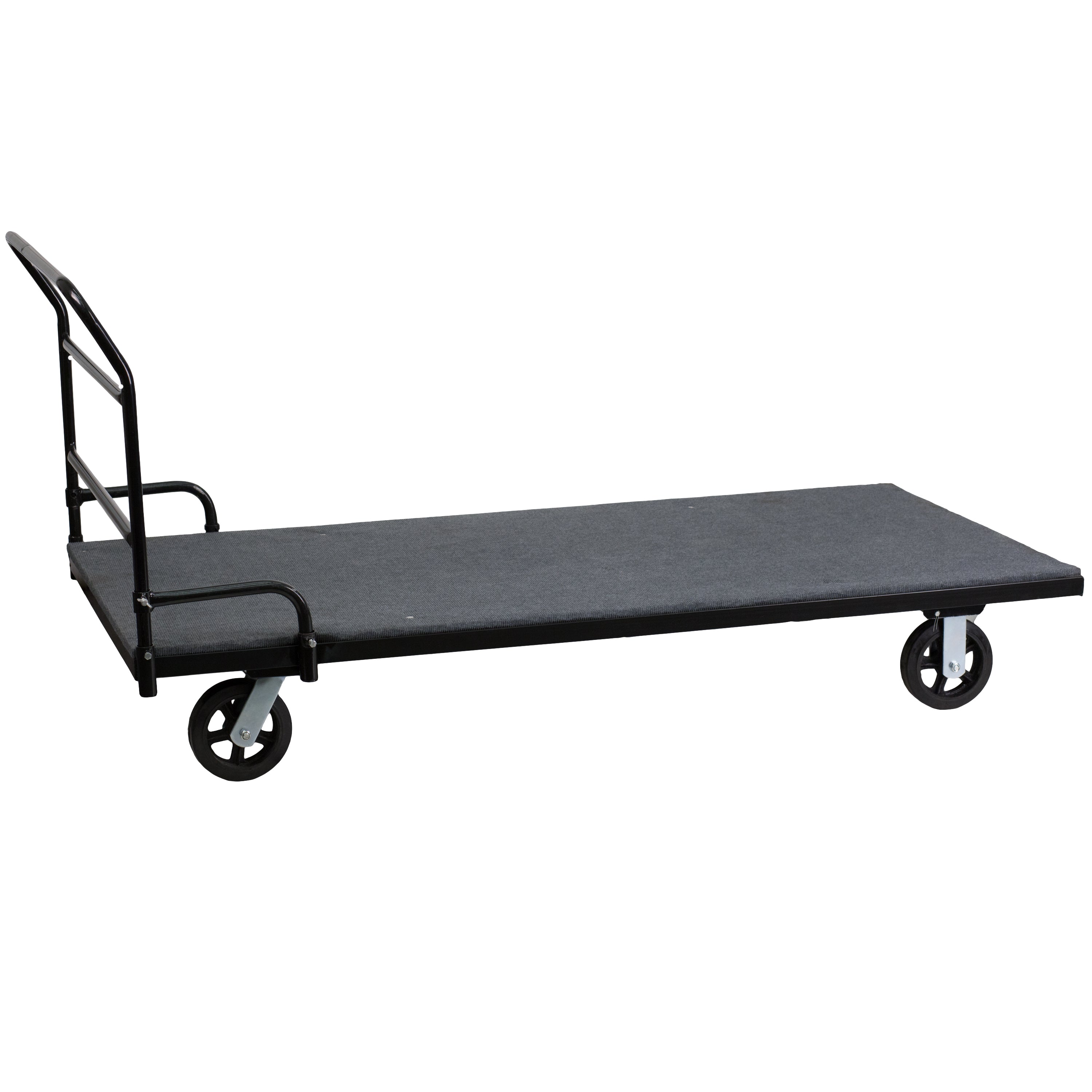 Neena Folding Table Dolly with Carpeted Platform for Rectangular Tables