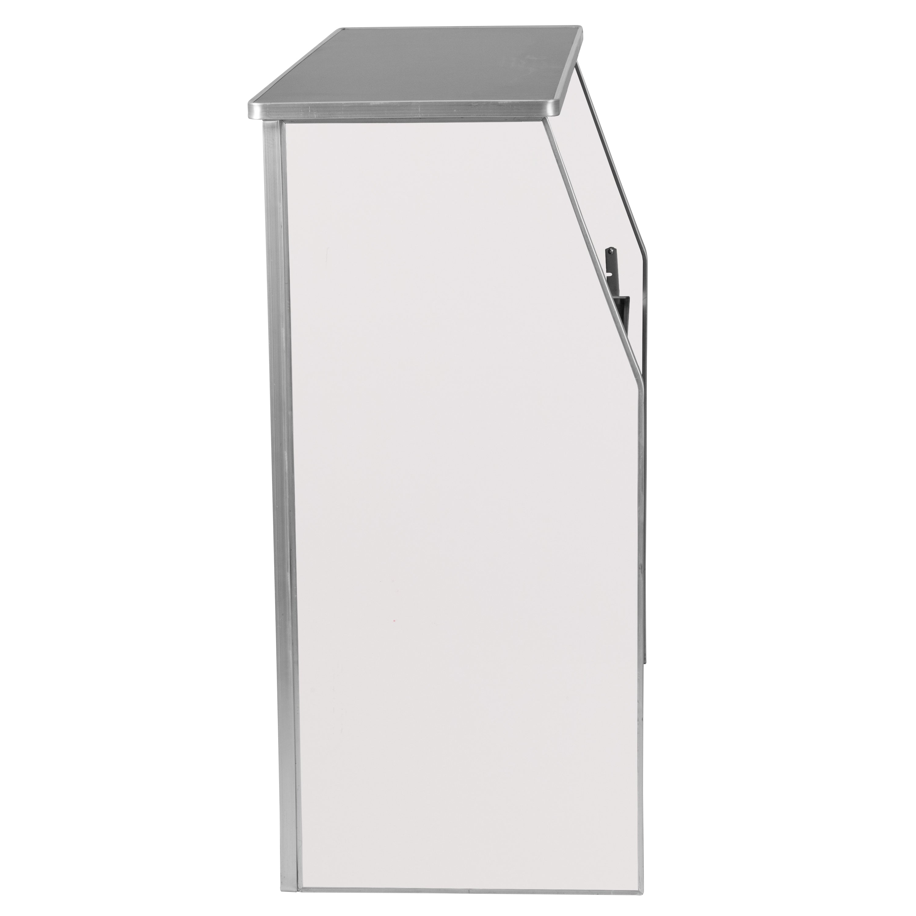 Amara 4' White Laminate Foldable Bar - Portable Event Bar