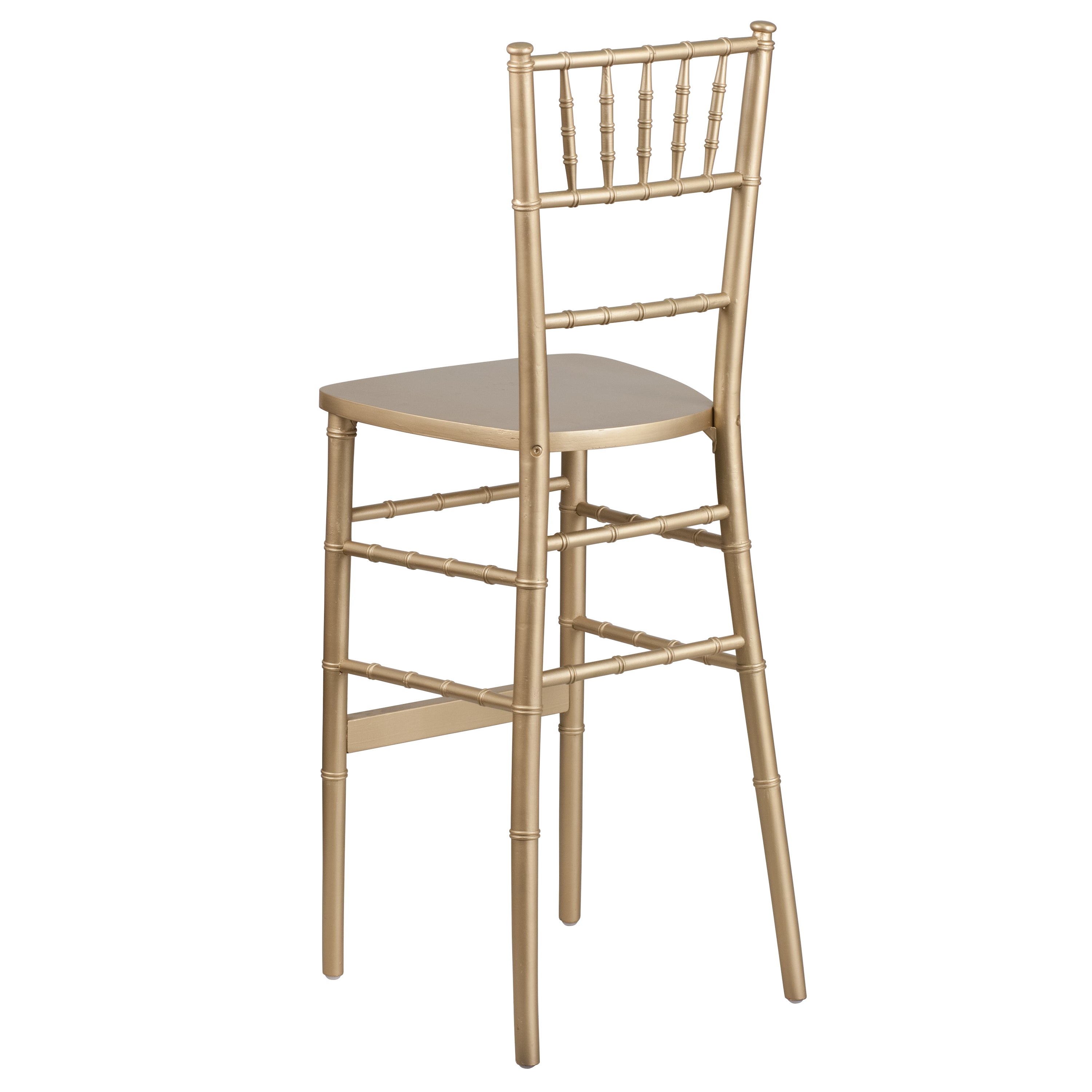 HERCULES Series Gold Wood Chiavari Barstool