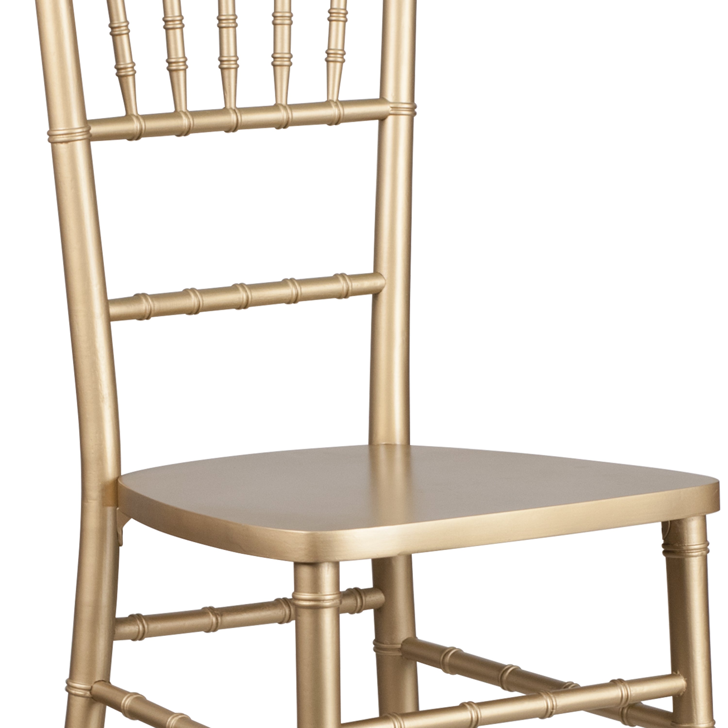 HERCULES Series Gold Wood Chiavari Barstool