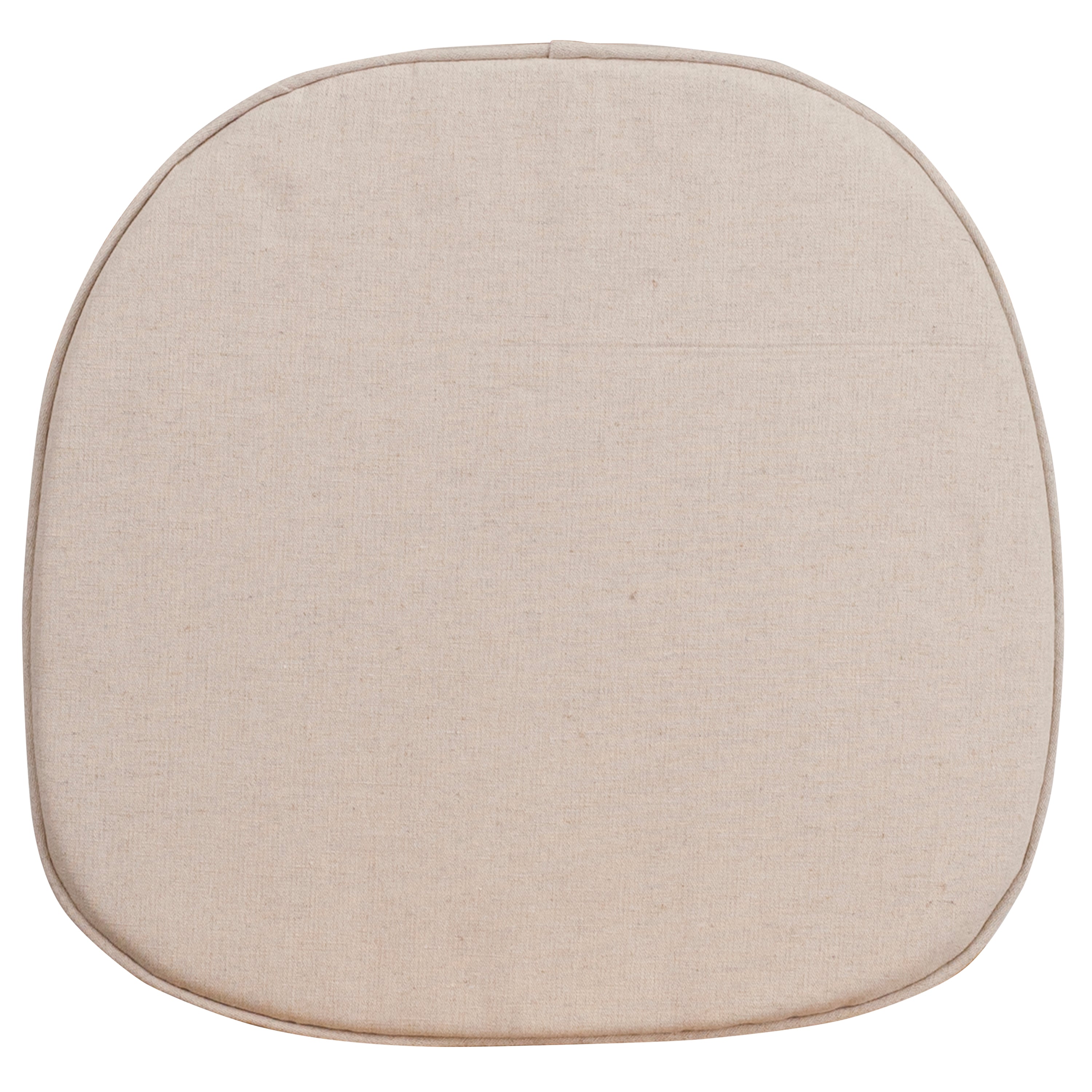 Mitchell Cross Back Barstool Burlap Cushion