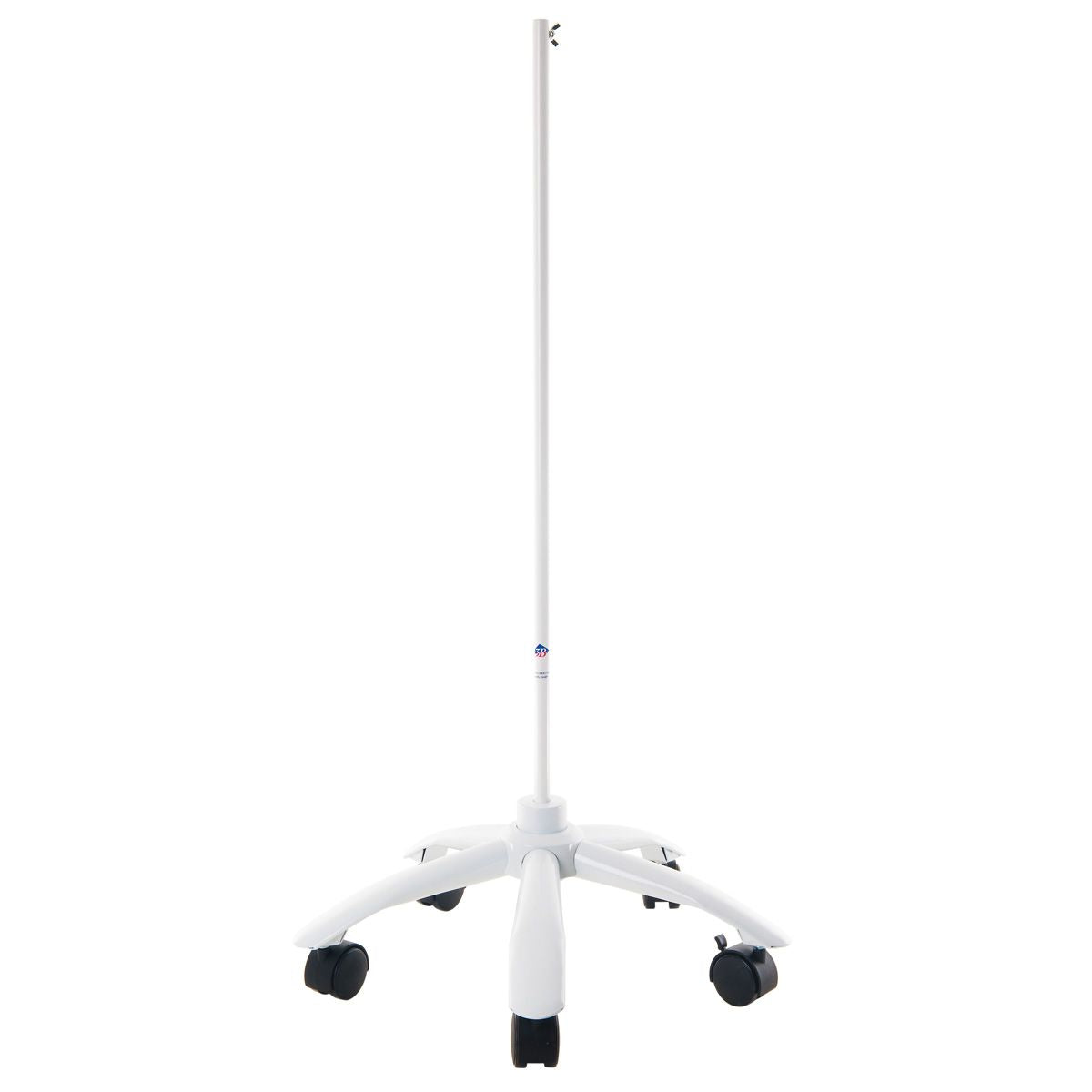 Metal stand with 5 casters (stand and pole) for skeletons
