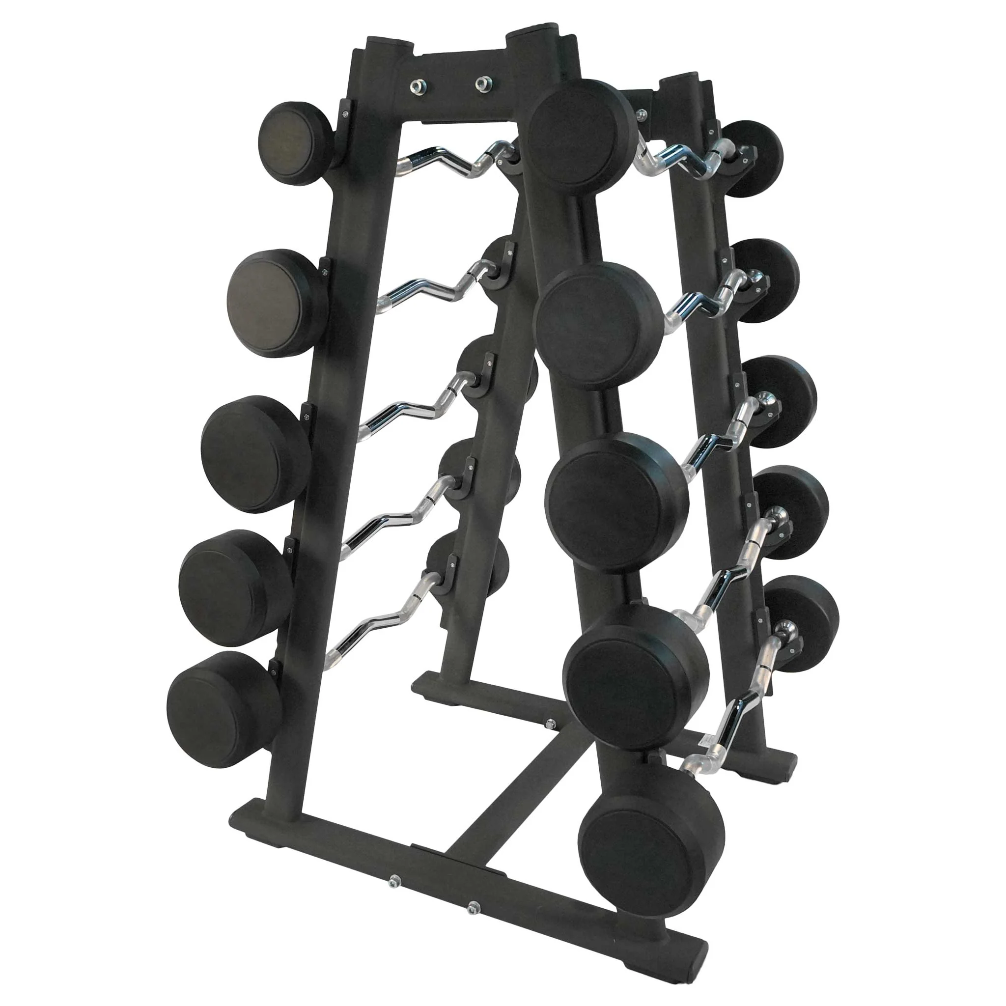 BARBELL RACK, 2-SIDED 10 BARBELL (HIGH WEAR BLACK)