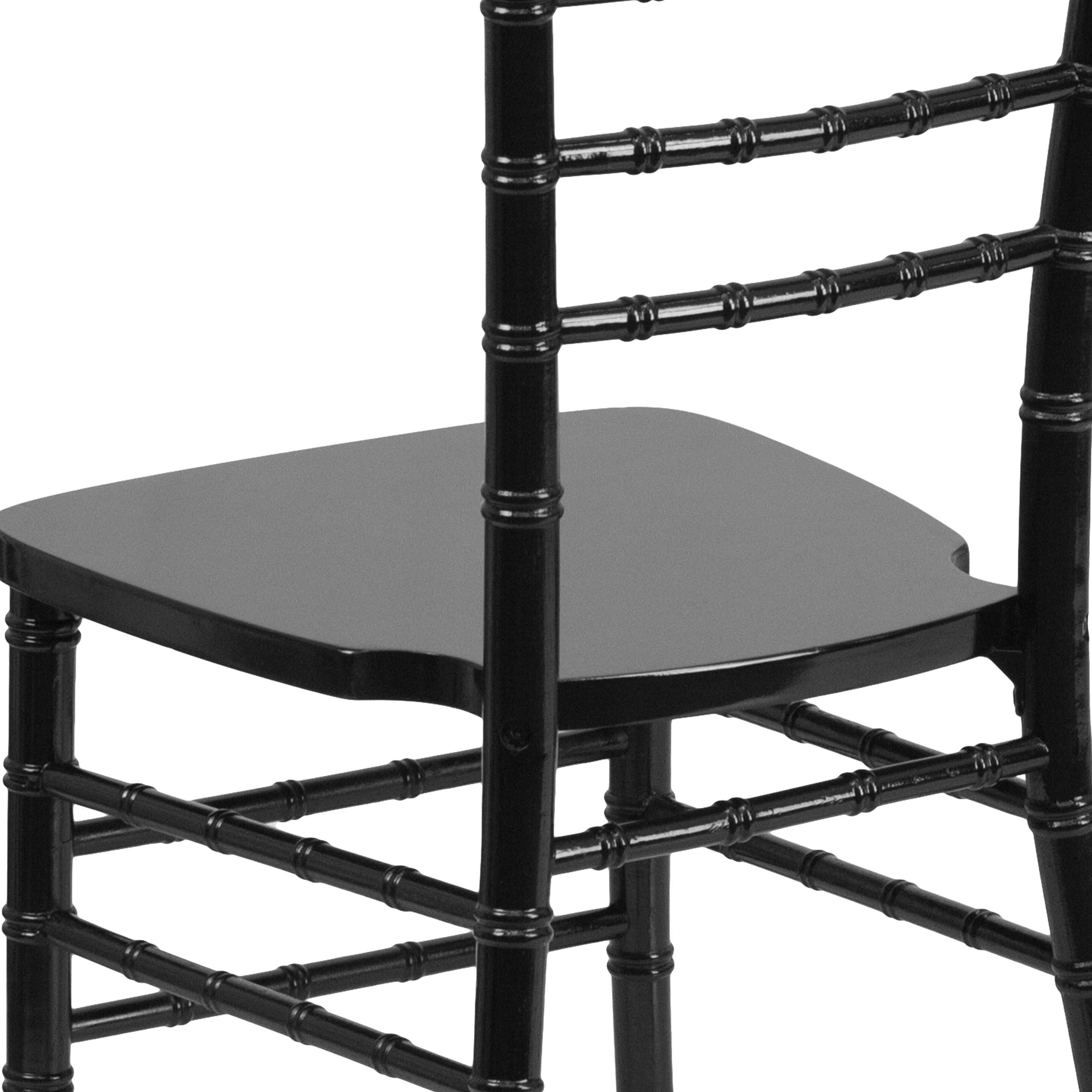HERCULES Series Black Wood Chiavari Chair