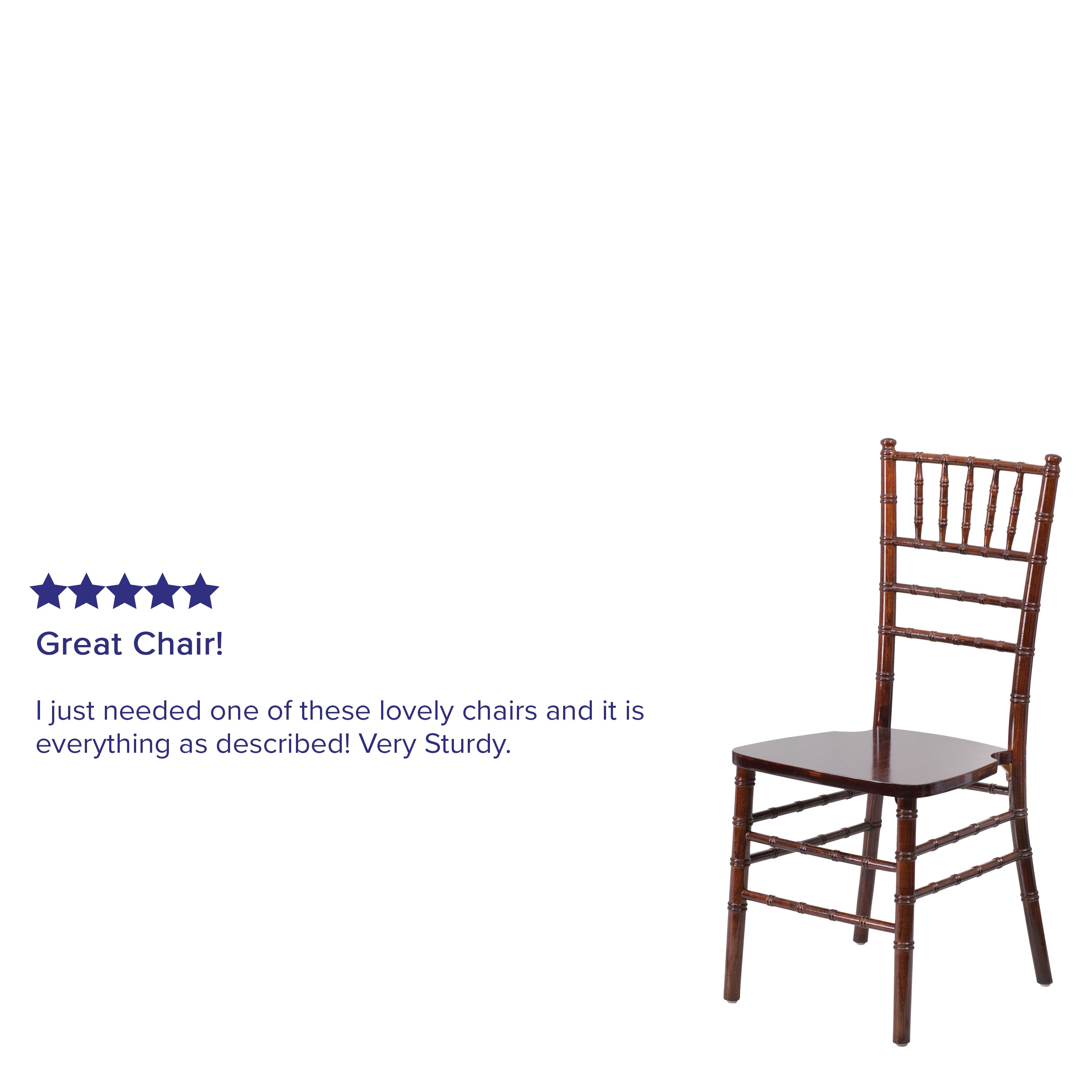 HERCULES Series Fruitwood Chiavari Chair