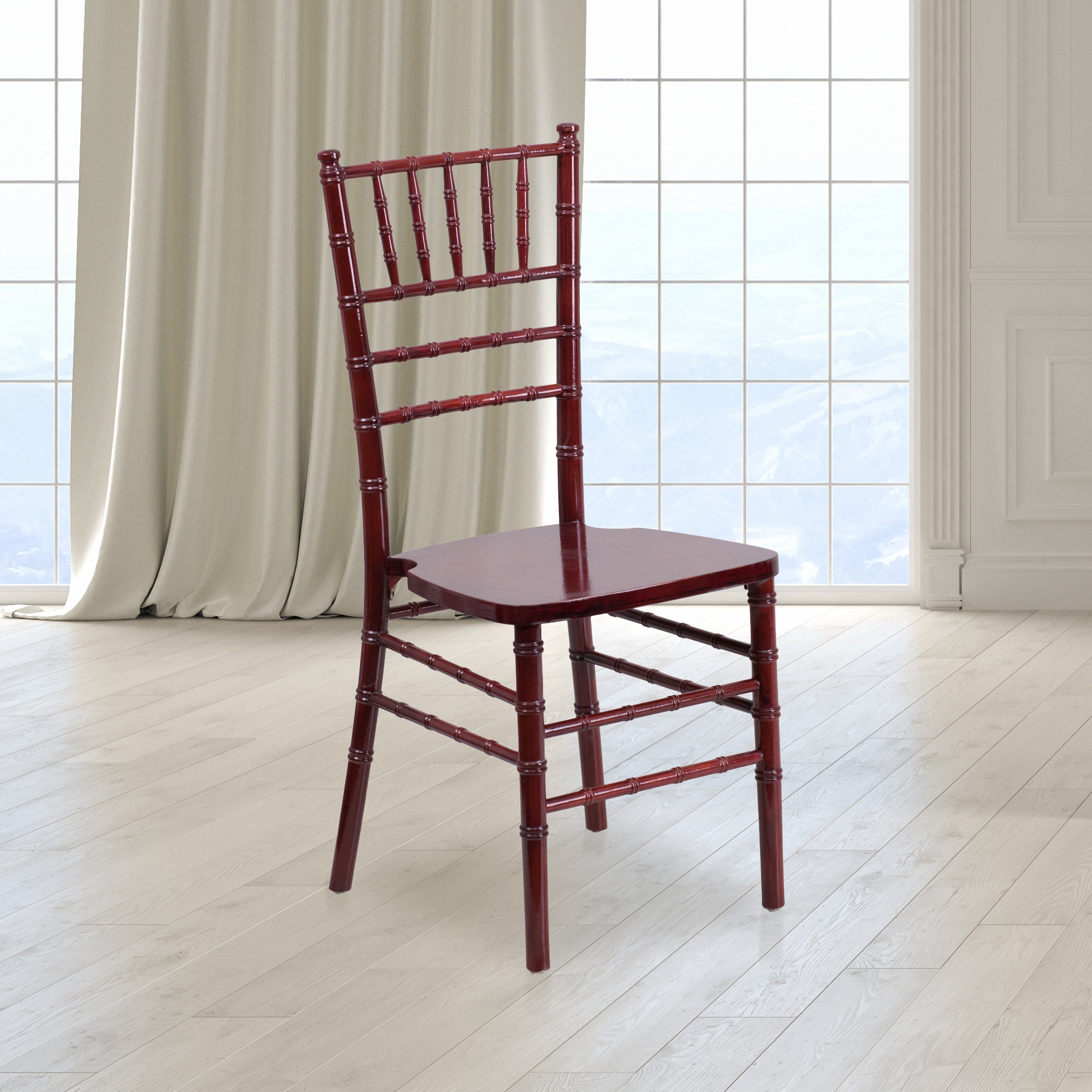 HERCULES Series Mahogany Wood Chiavari Chair