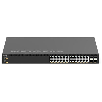 Netgear AV Line M4350-24X4V Ethernet Switch - 24 Ports - Manageable - 25 Gigabit Ethernet - 10GBase-X, 25GBas - XSM4328CVTAANES