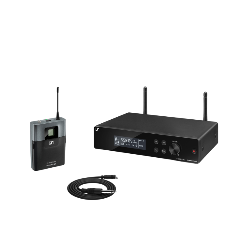 Sennheiser XSW2-CI1-A Wireless System For Guitar And Bass W/Rackmount, Frequency Range: A (548-572 Mhz)