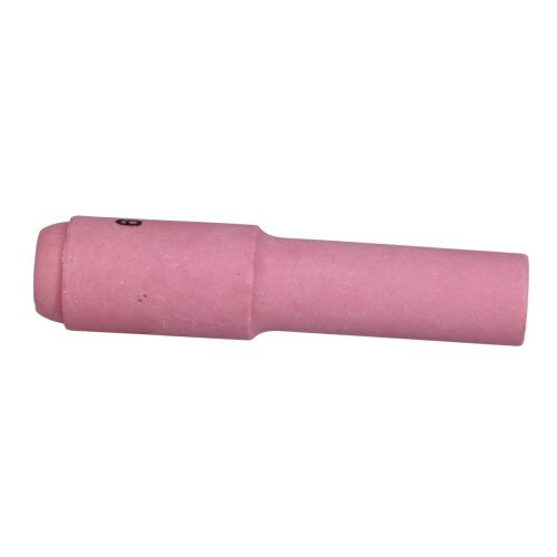 10N48L XTRweld, Alumina Cup, Standard, Long, #6 Size, 3/8 Inch Dia, Alumina