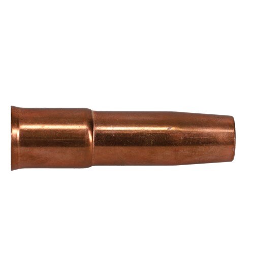 22-50SS, XTRweld, Mig Nozzle, Short Stop, 1/2 Inch Dia, 0.83 Inch W, 3.05 Inch H