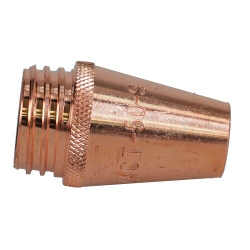 24CT-50S, XTRweld, Mig Nozzle, Course Thread, 1/8 Recess, 1/2 Inch Dia