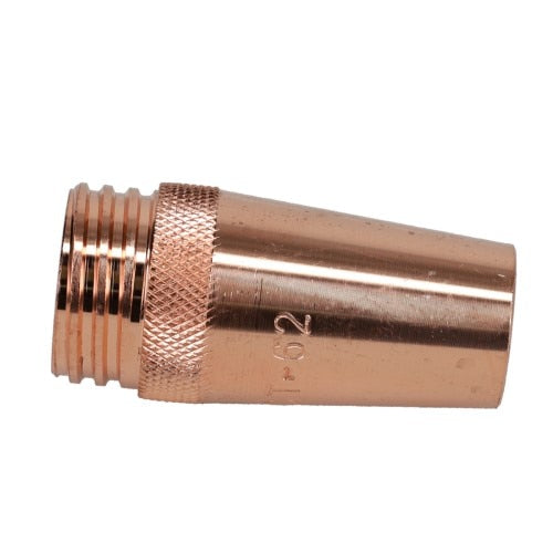 25CT-62, XTRweld, Mig Nozzle, Course Thread, 5/8 Inch Dia, 1.07 Inch W