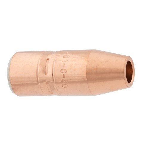 401-6-50, XTRweld, Mig Nozzle, Heavy Duty, 1/8 Recess, 1/2 Inch Dia, 1.06 Inch W