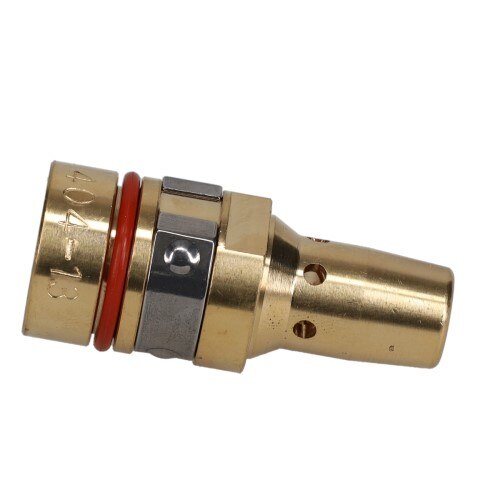 404-13 XTRweld, Gas Diffuser with Set Screw, 0.73 Inch W, 1.75 Inch H