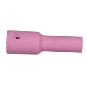 54N14L XTRweld, Long Alumina Cup, Medium Gas Lens, Long, #8 Size, 1/2 Inch Dia