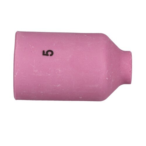 54N17 XTRweld, Alumina Cup, Medium Gas Lens, #5 Size, 5/16 Inch Dia, Alumina