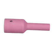54N17L XTRweld, Long Alumina Cup, Medium Gas Lens, Long, #5 Size, 5/16 Inch Dia