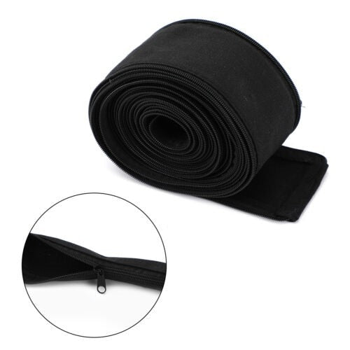 Cable Cover, 22 ft L, Zippered Style, 3 Inch W