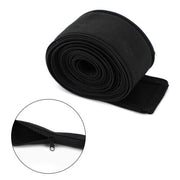 Cable Cover, 50 ft L, Zippered Style, 3 Inch W
