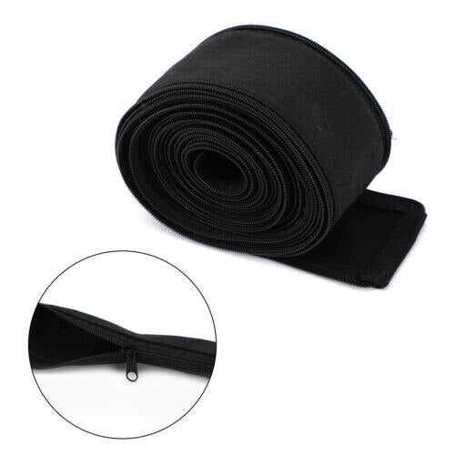 Cable Cover, 50 ft L, Zippered Style, 3 Inch W