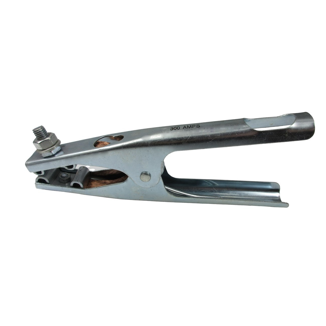 Ground Clamp, Opening: 50mm, Style: LS, AMP: 300, Copper Shunt, 1 EA
