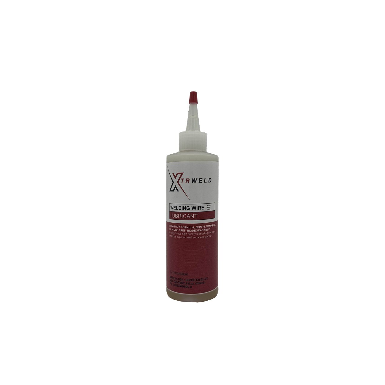 XTRweld Lube Pad Solution & Lubricant, Can, 8 oz