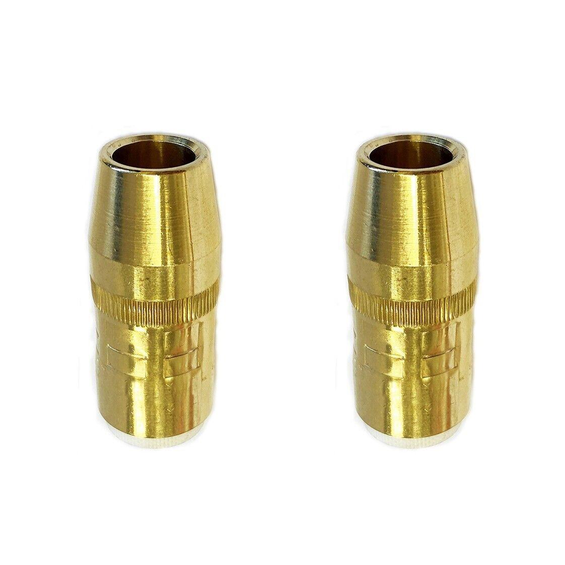 XTRweld Centerfire Nozzle,  5/8", 1/8" Recess, Brass, 2/Pack
