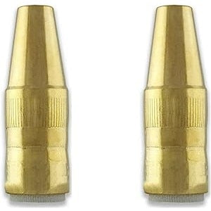XTRweld CENTERFIRE NOZZLE, SMALL, TAPERED, 3/8", 1/8" RECESS, BRASS, 2/PK