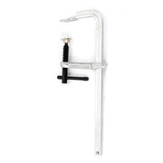 08 in Clamp, F, 600 PSI, Standard Pad, Steel Chrome