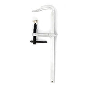 12 in Clamp, F, 600 PSI, Standard Pad, Steel Chrome